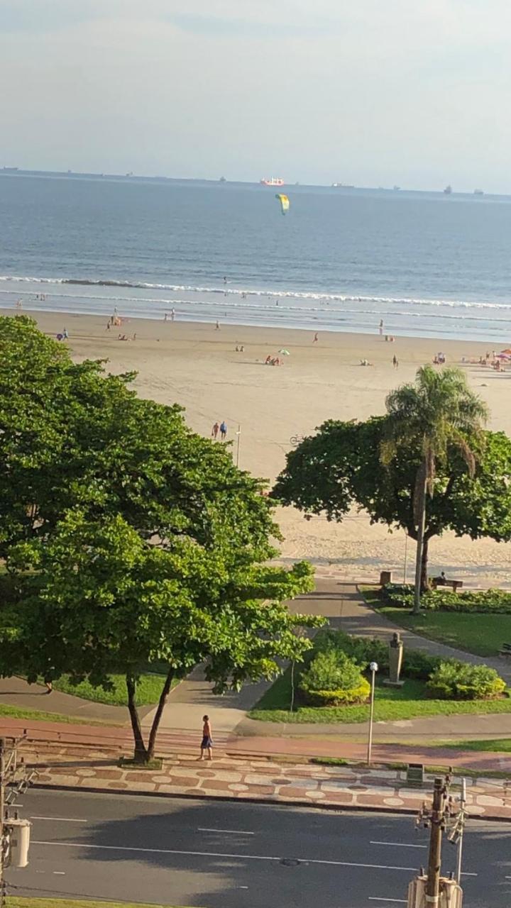 Apto Gonzaga Frente Ao Mar Wi-Fi Santos  Exterior photo
